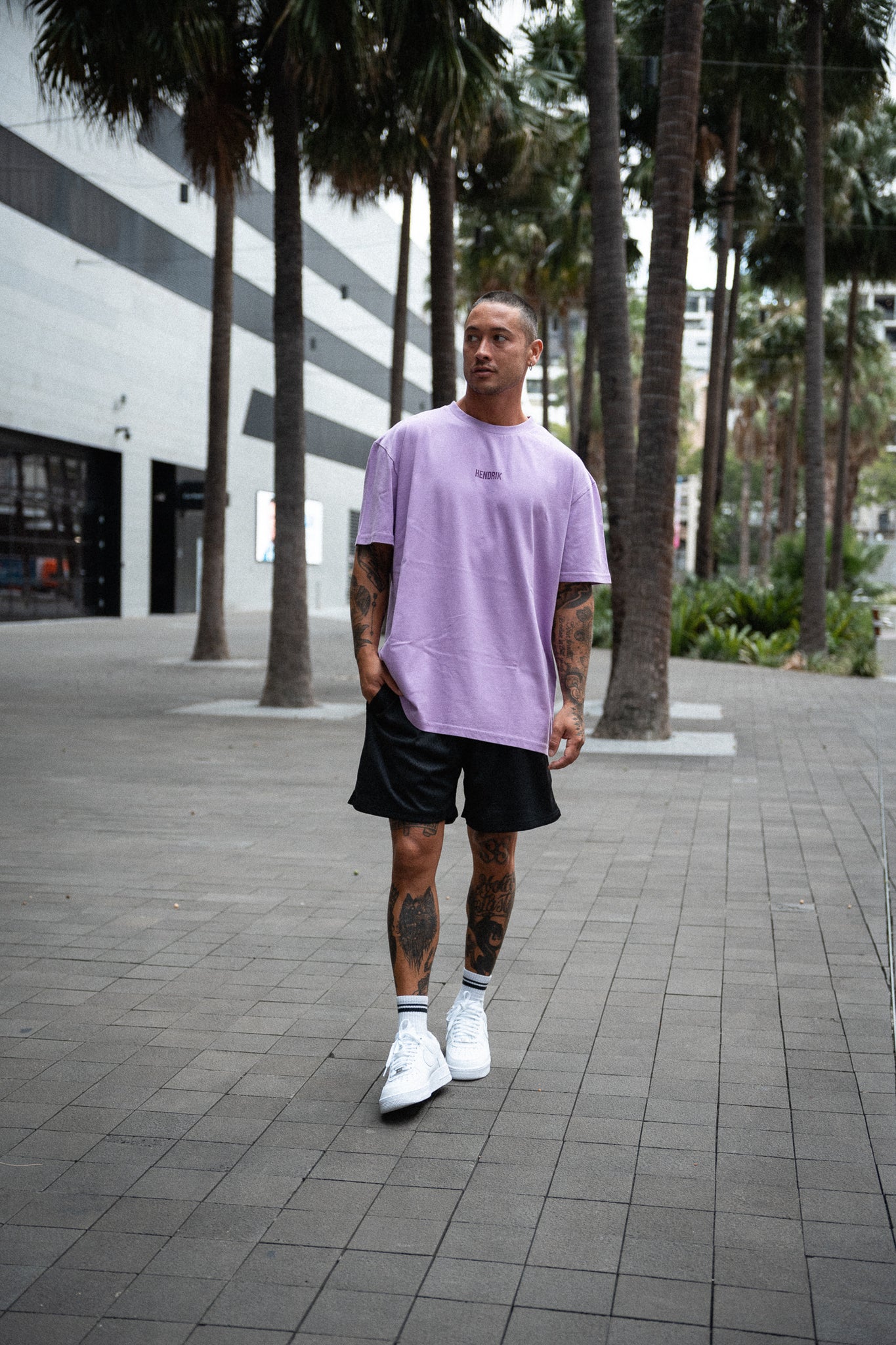 LILAC LABEL TEE